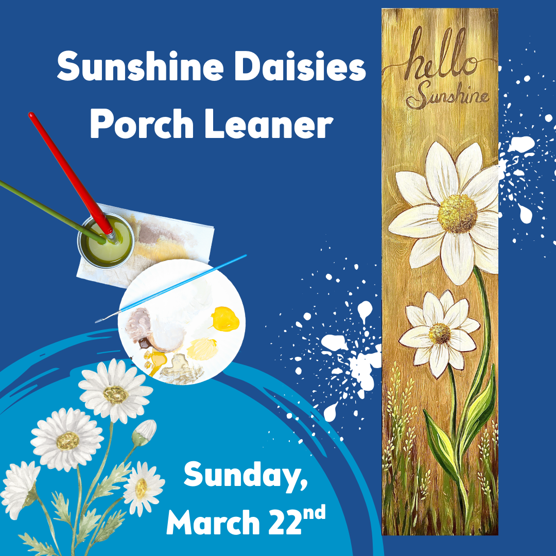 Sunshine Daisies Porch Leaner 